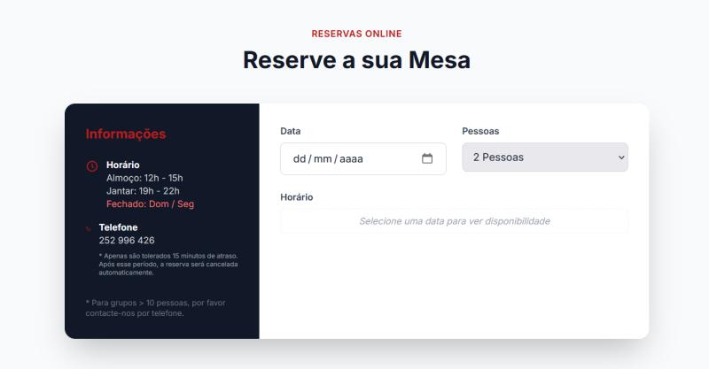 Online Reservations